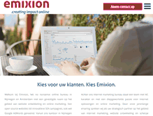 Tablet Screenshot of emixion.nl